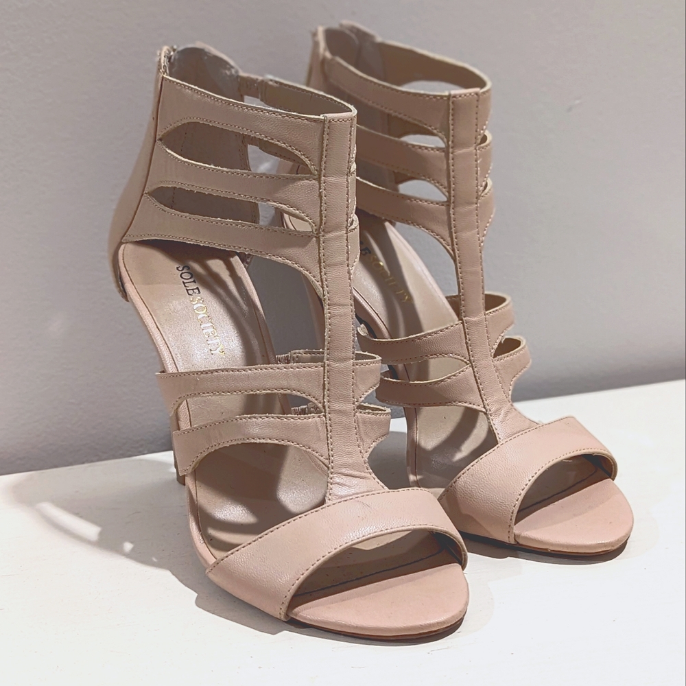 Sole Society, Size 6.5 Blush Heels